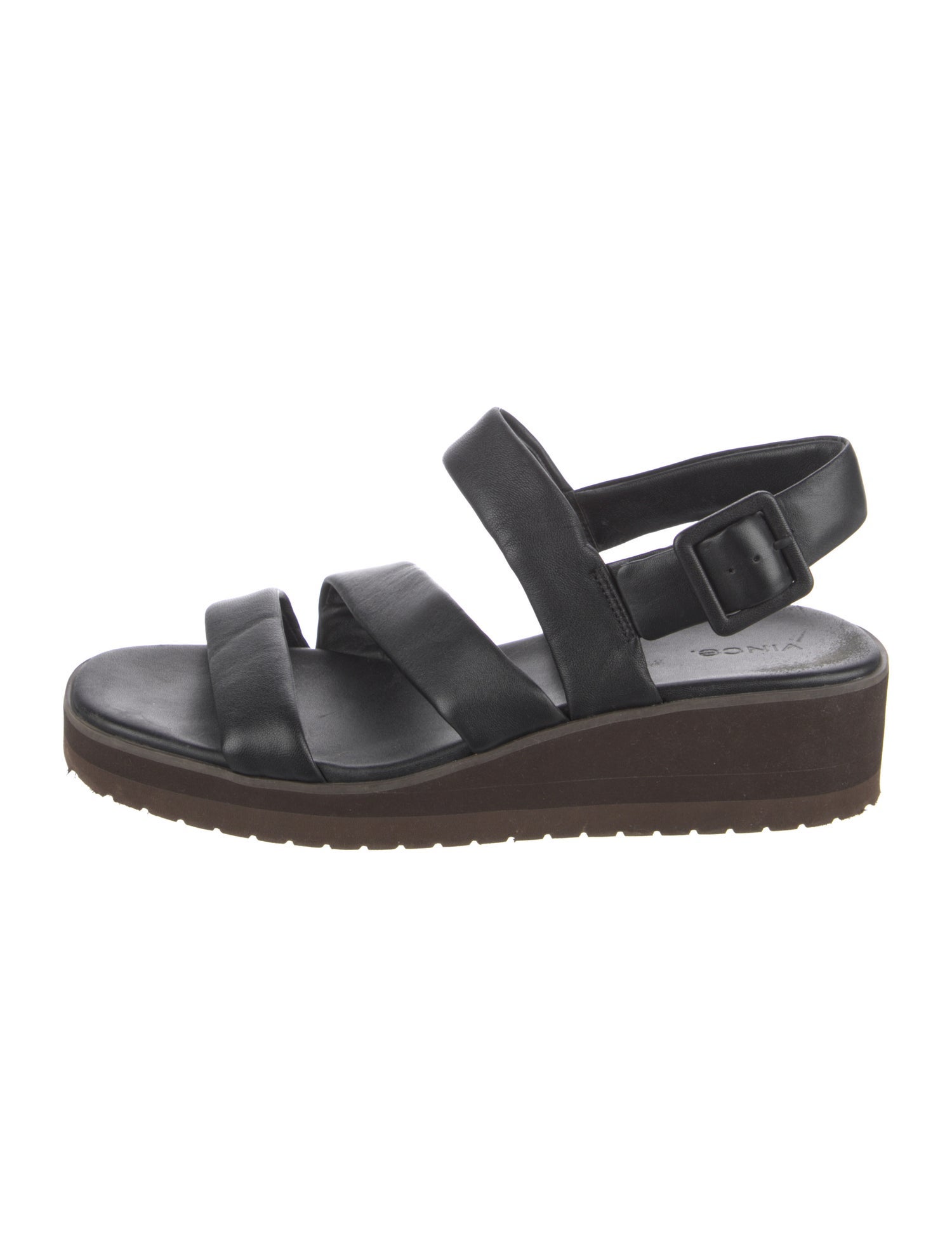 Vince Leather Slingback Sandals