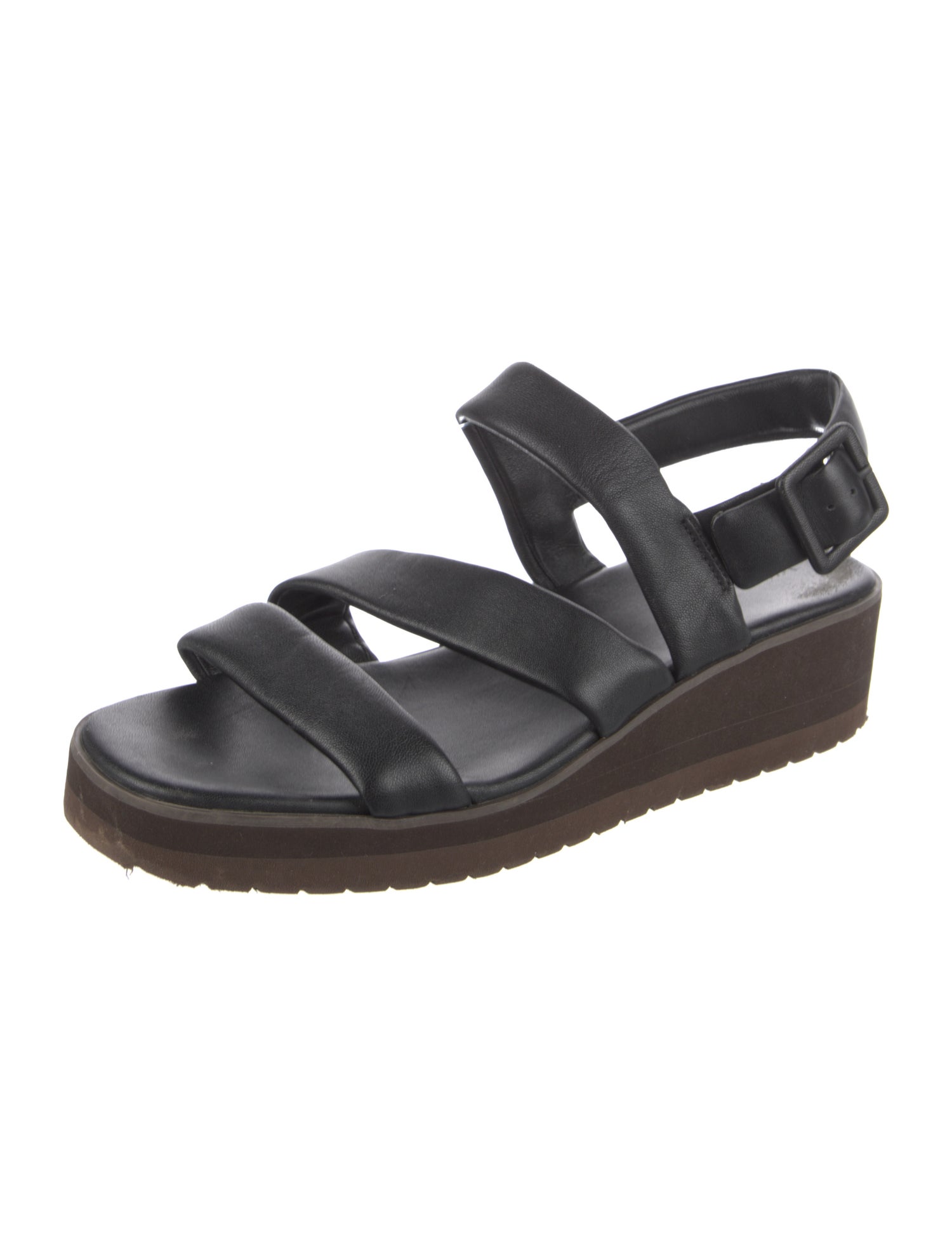 Vince Leather Slingback Sandals