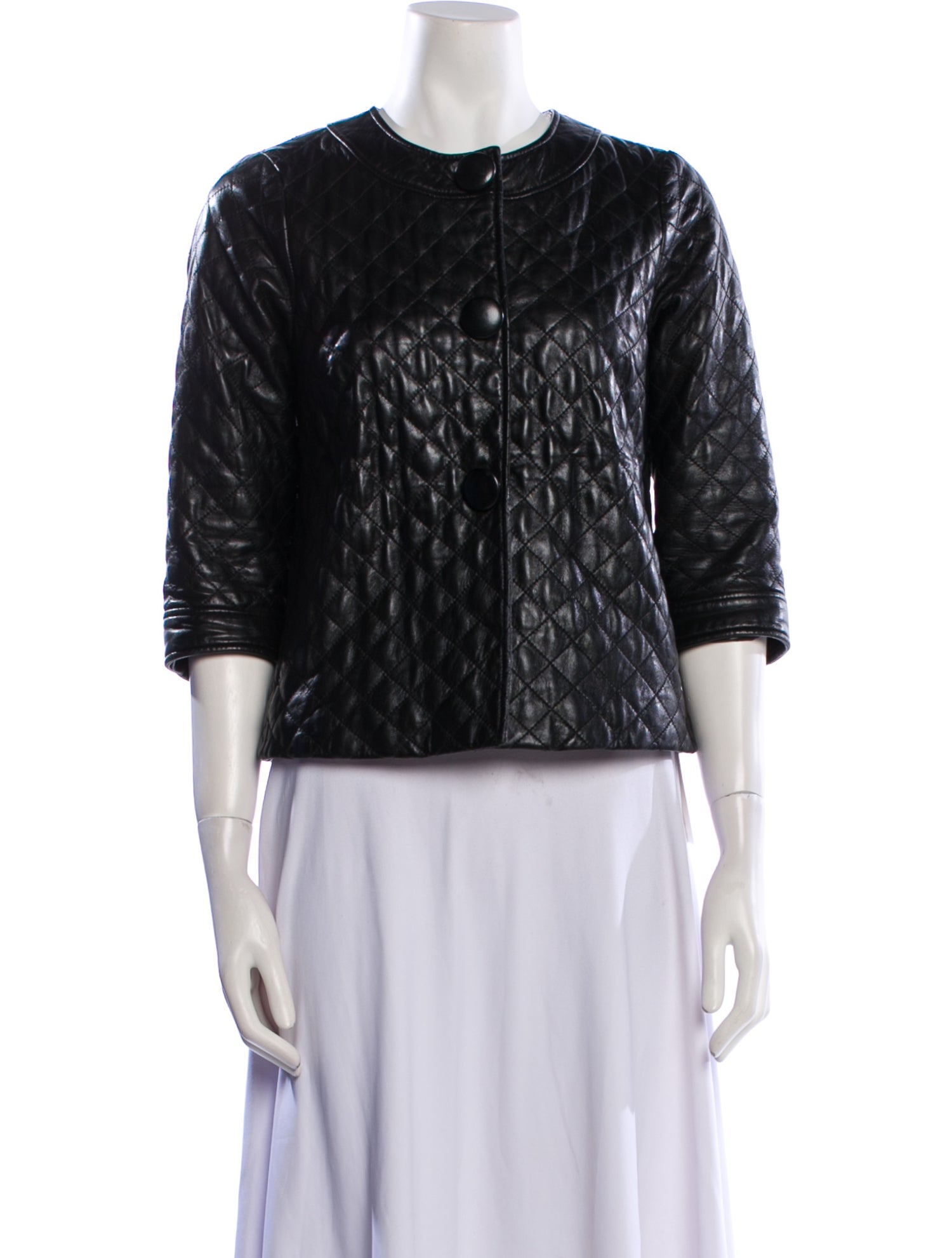 Vince Leather Evening Jacket