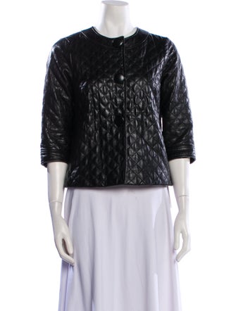 Vince Leather Evening Jacket