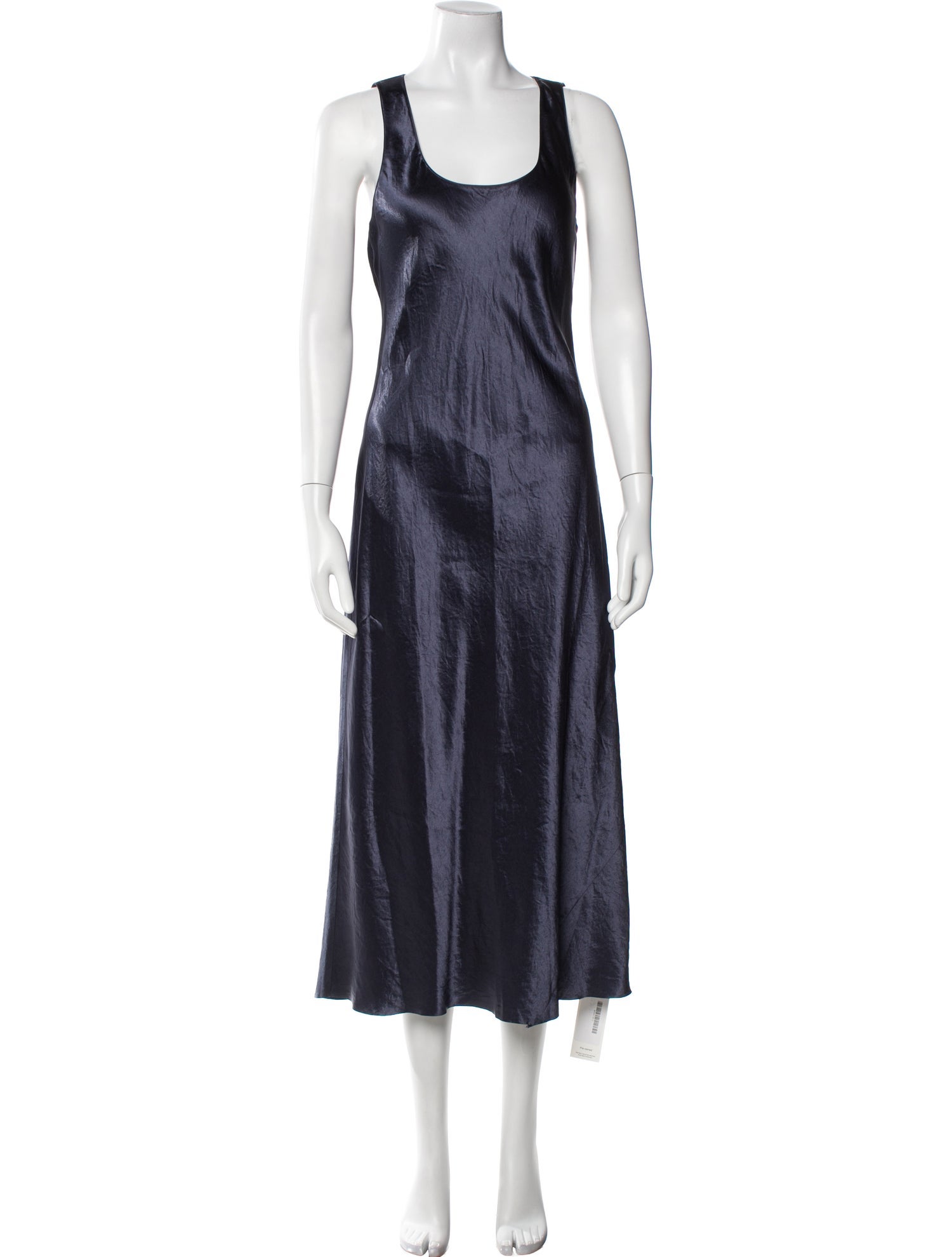 Vince Scoop Neck Midi Length Dress