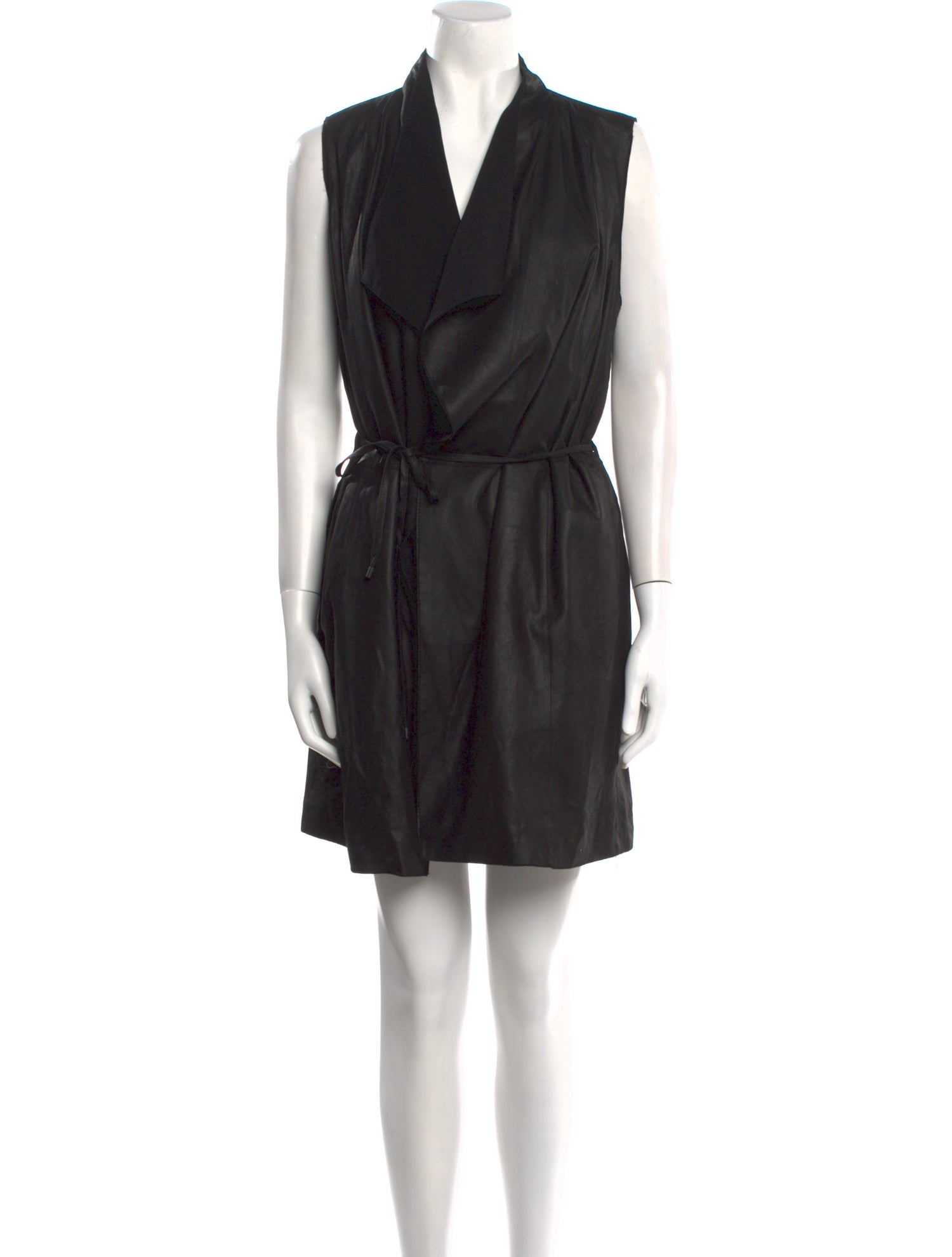 Vince Leather Mini Dress