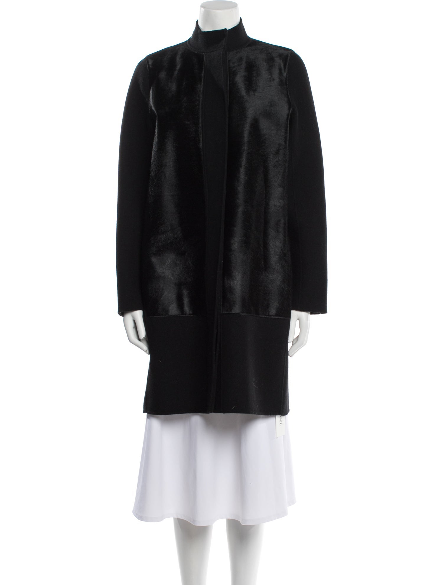 Vince Wool Faux Fur Jacket