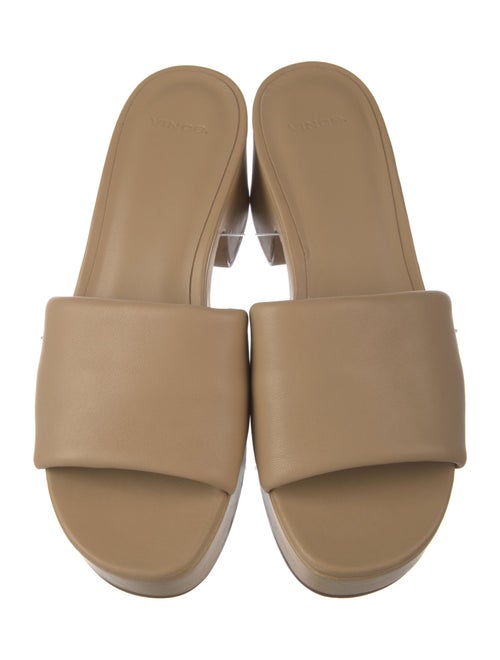 Vince Leather Slides