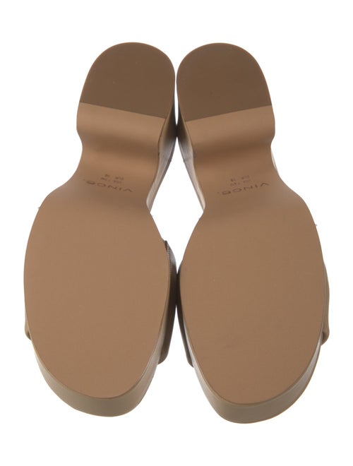 Vince Leather Slides