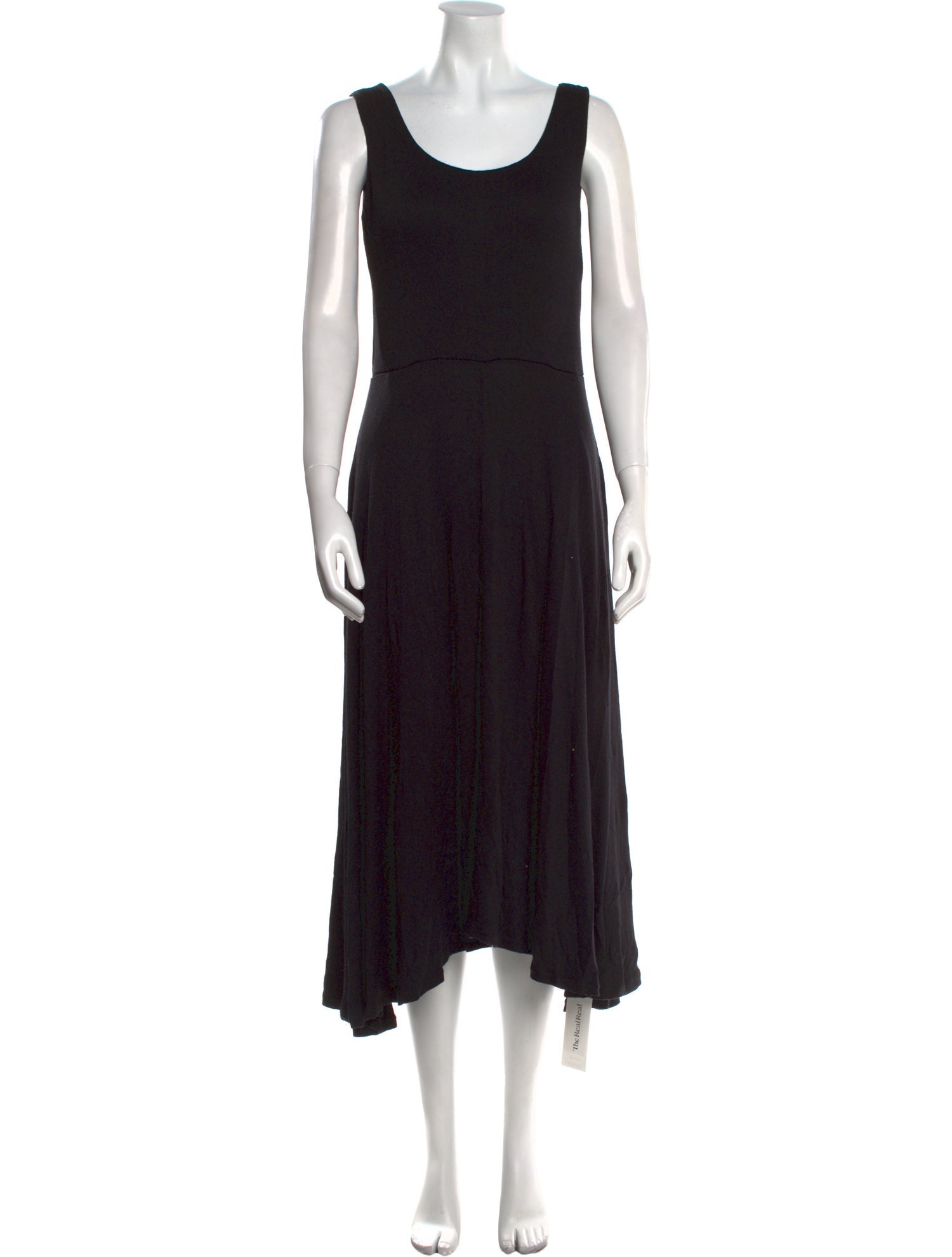 Vince Scoop Neck Midi Length Dress