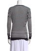 Vince Striped Bateau Neckline Sweater