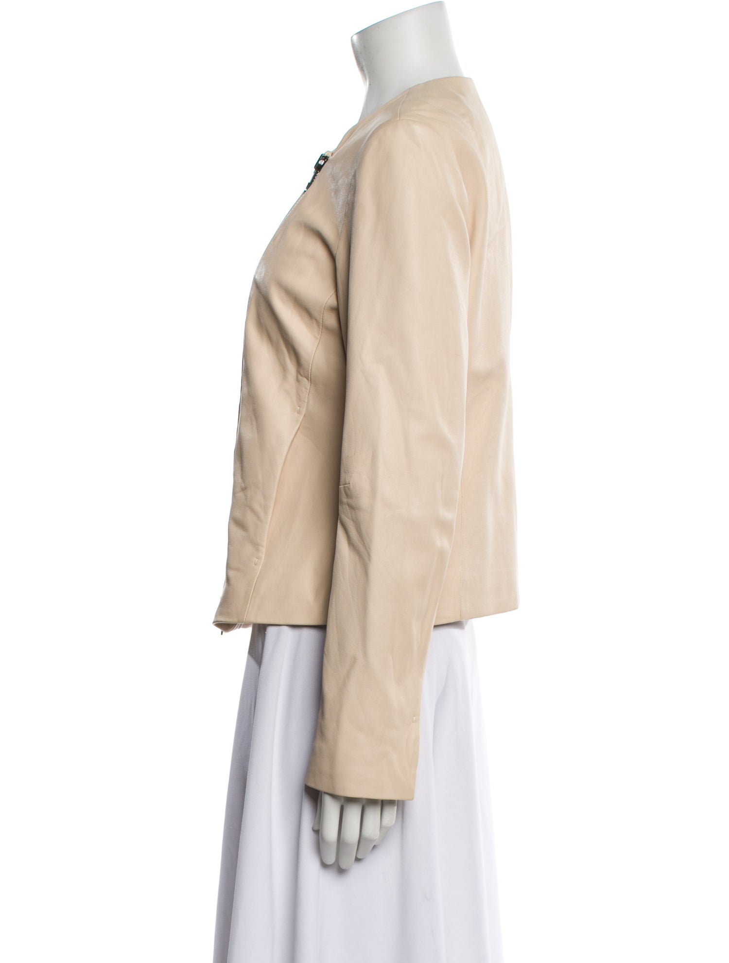 Vince Lamb Leather Biker Jacket