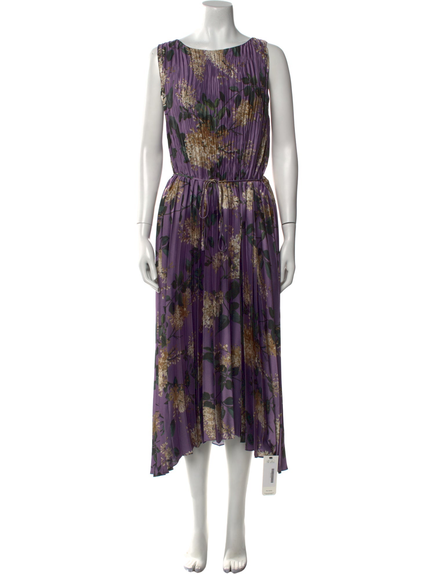 Vince Printed Midi Length Dress