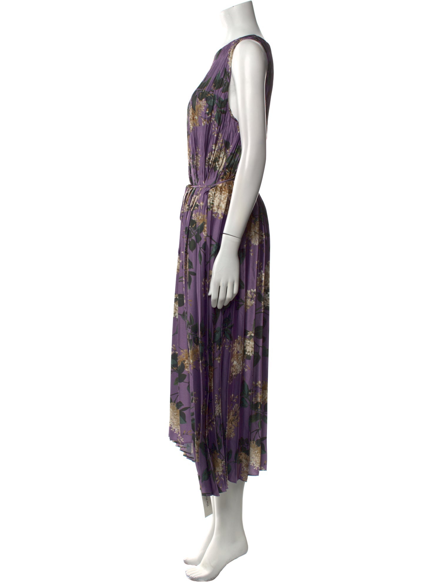 Vince Printed Midi Length Dress