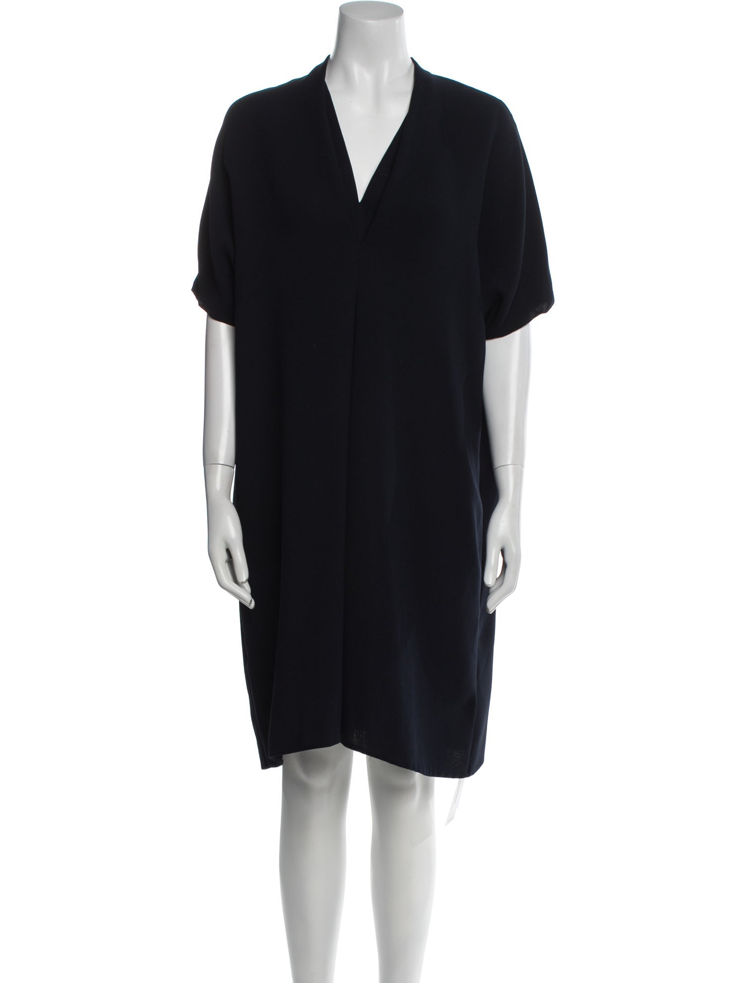 Vince V-Neck Knee-Length Dress