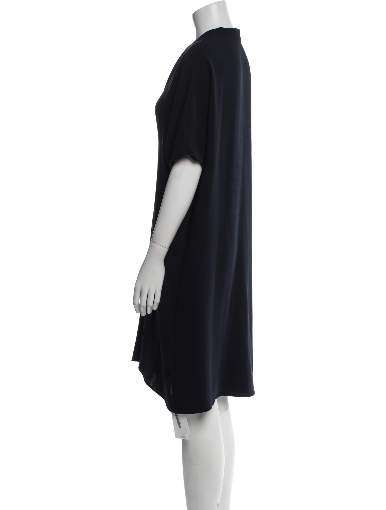 Vince V-Neck Knee-Length Dress