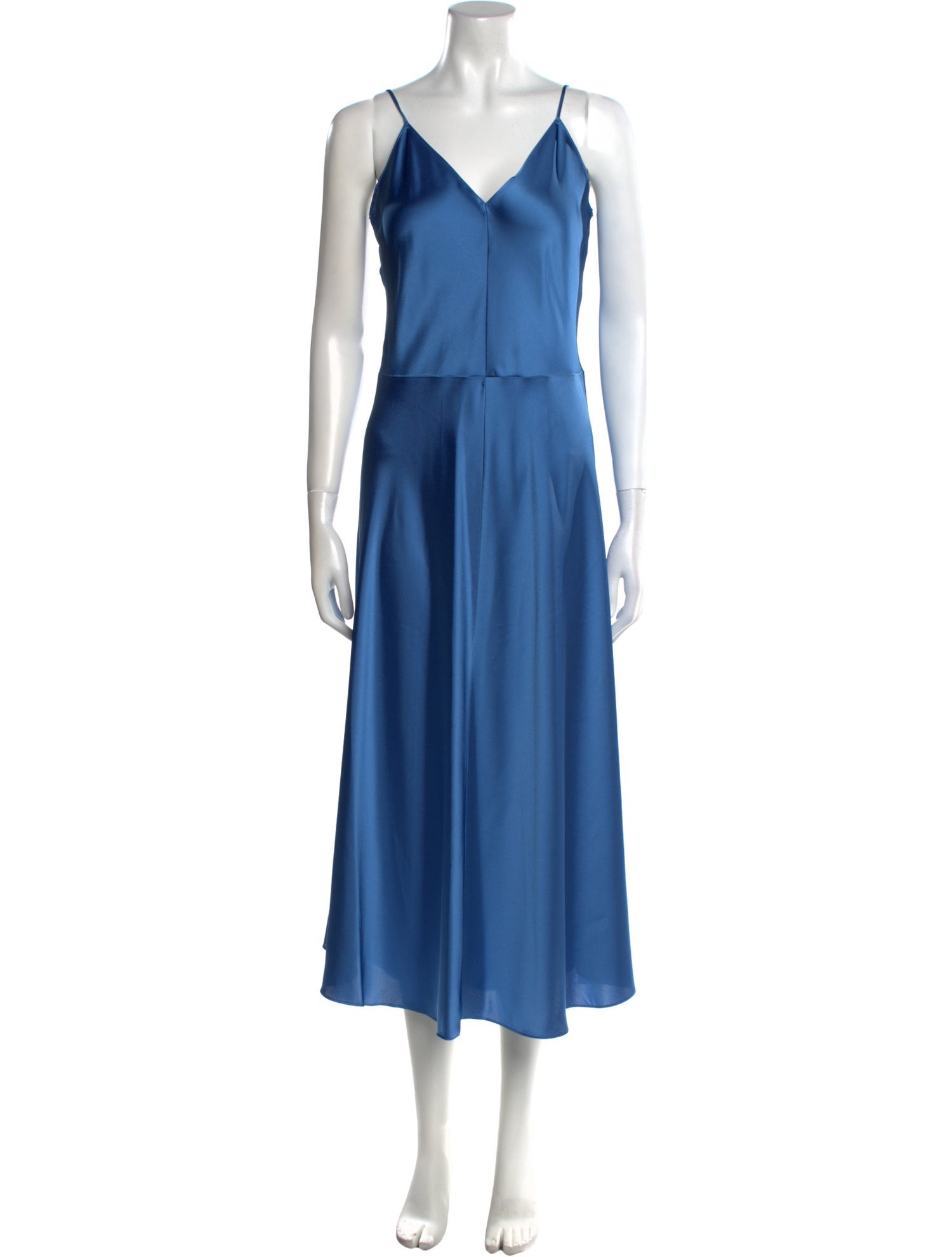 Vince V-Neck Long Dress