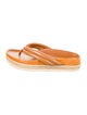 Vince Leather Flip Flops