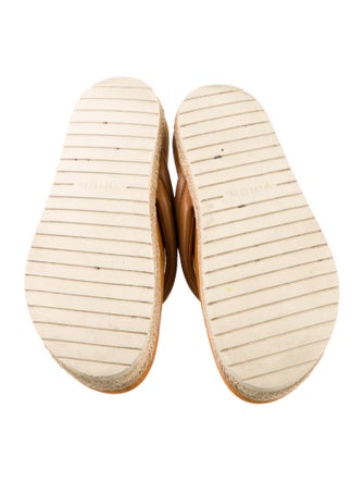 Vince Leather Flip Flops