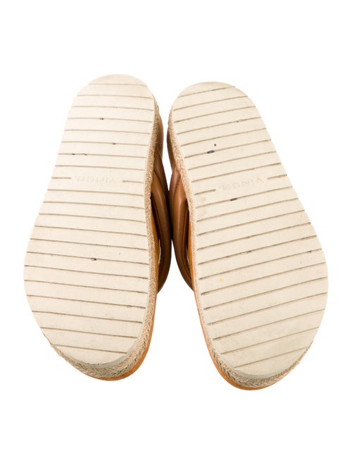 Vince Leather Flip Flops
