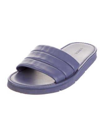 Vince Leather Slides