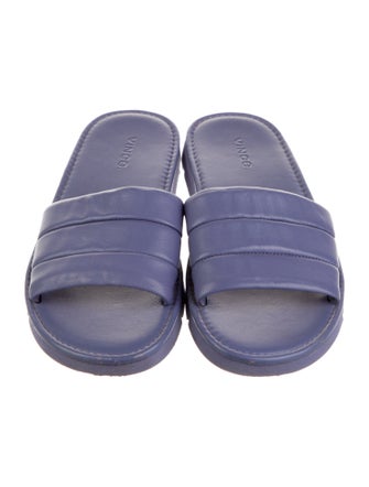 Vince Leather Slides