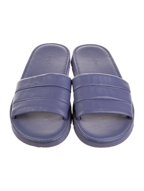 Vince Leather Slides