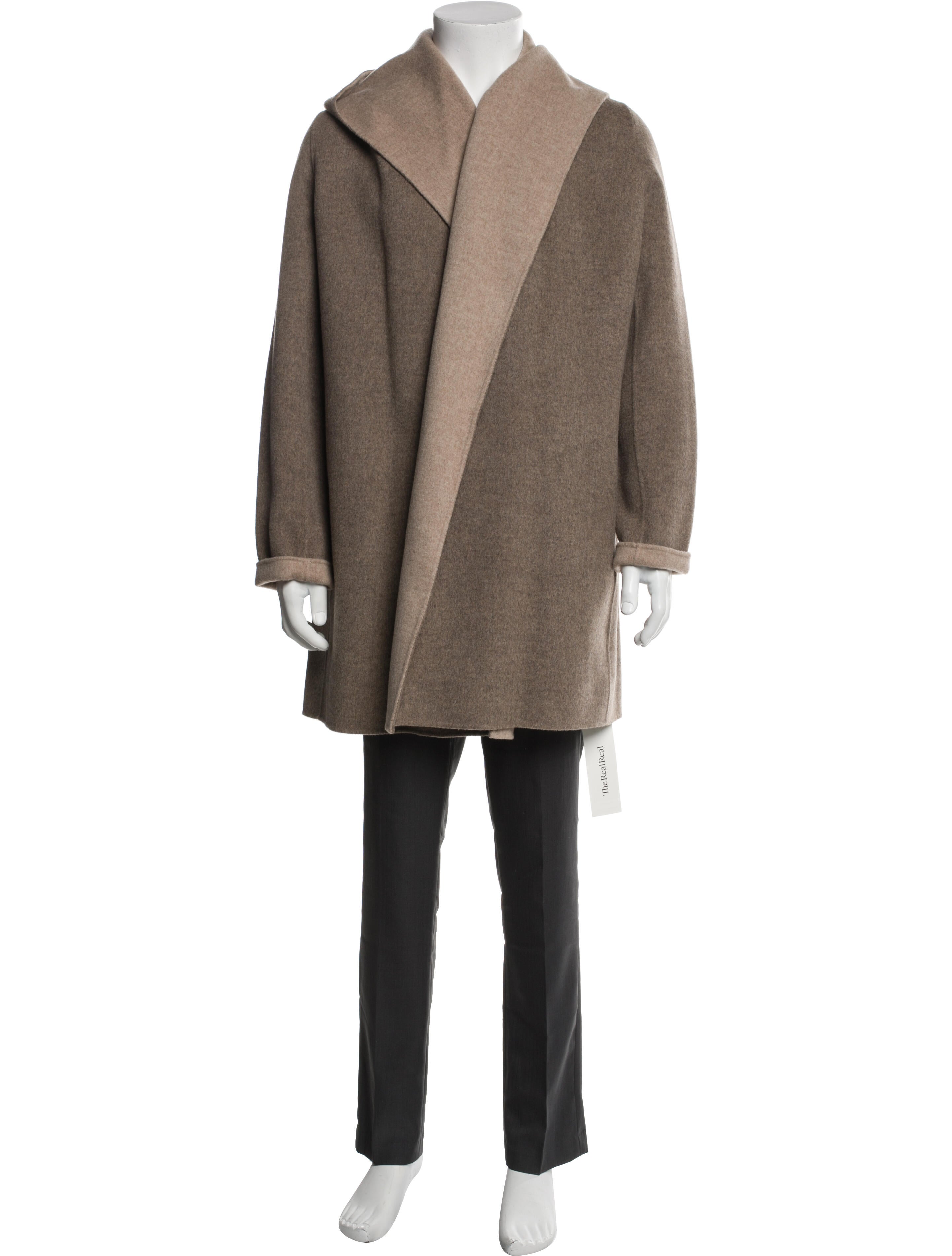 Vince Wool Colorblock Pattern Overcoat w/ Tags