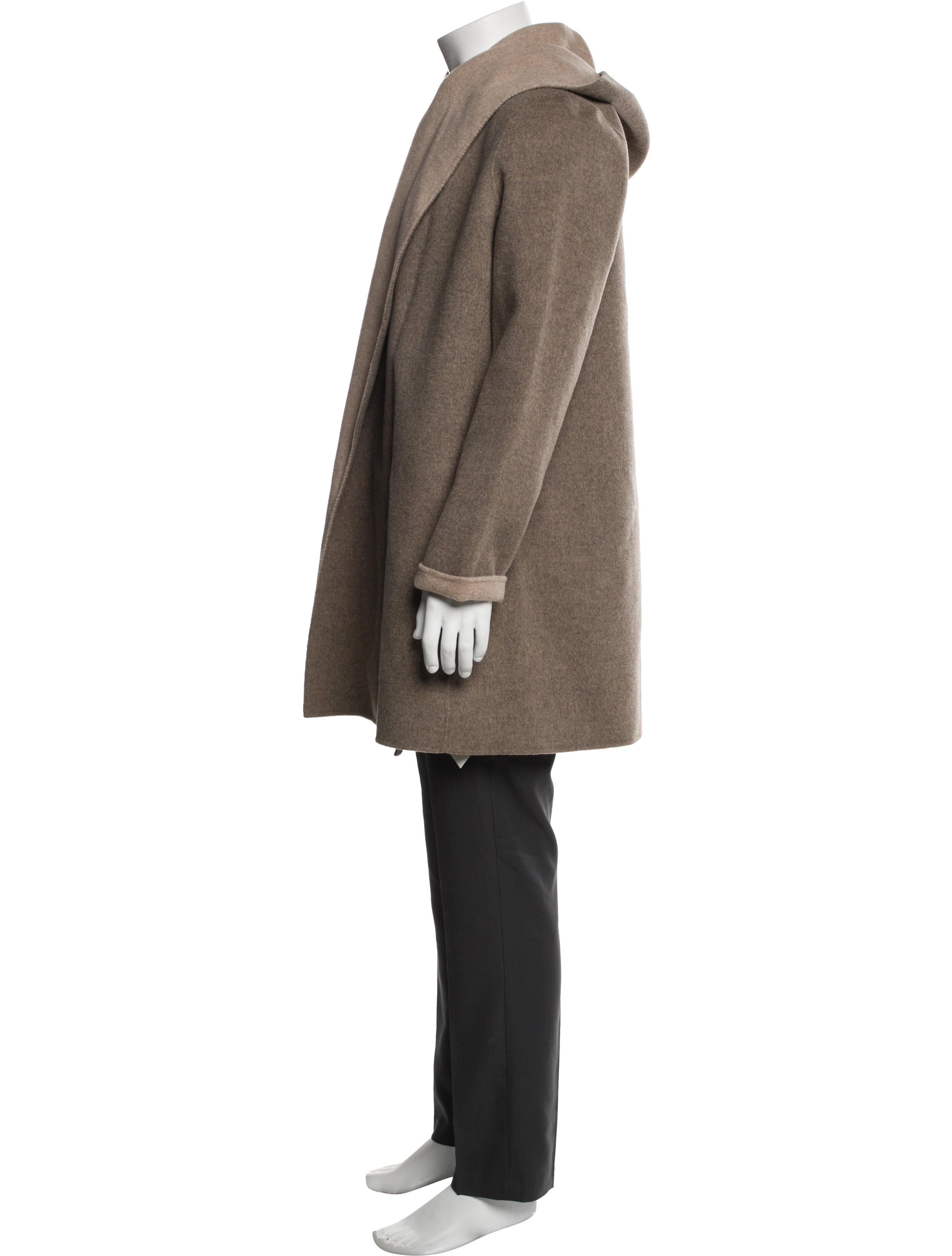 Vince Wool Colorblock Pattern Overcoat w/ Tags