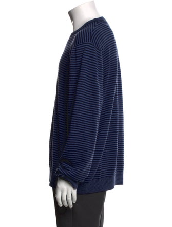 Vince Striped Crew Neck Pullover
