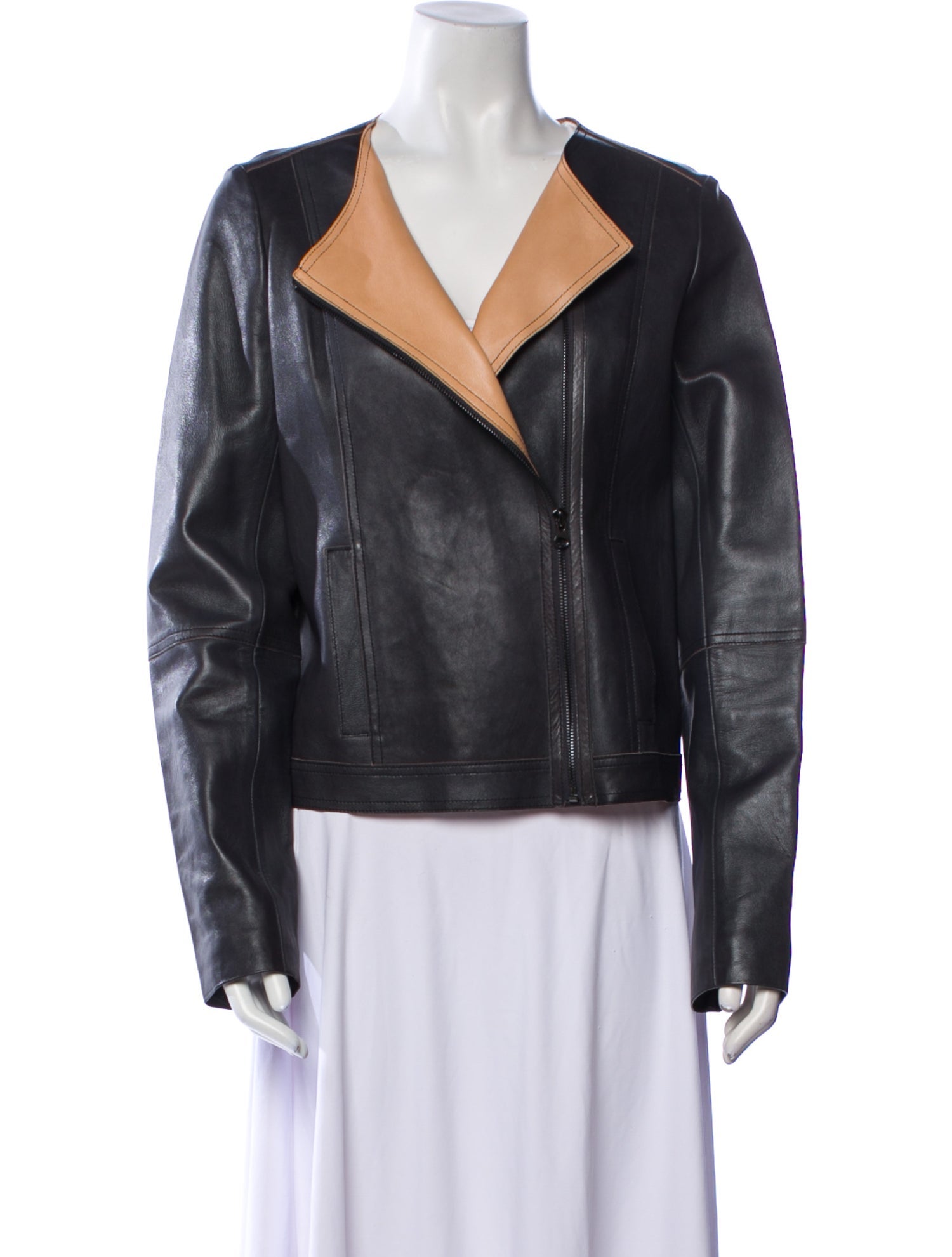 Vince Leather Biker Jacket
