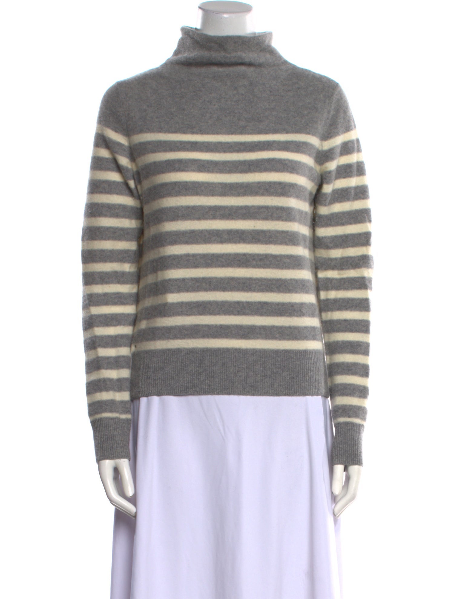 Vince Striped Turtleneck Sweater