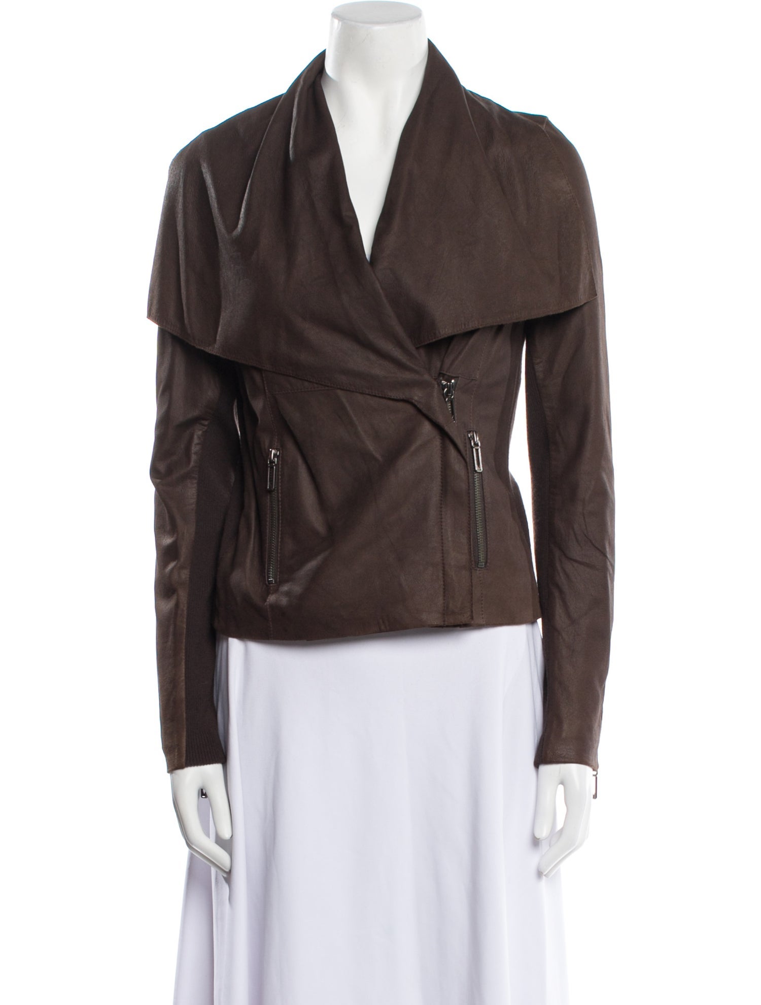 Vince Leather Biker Jacket