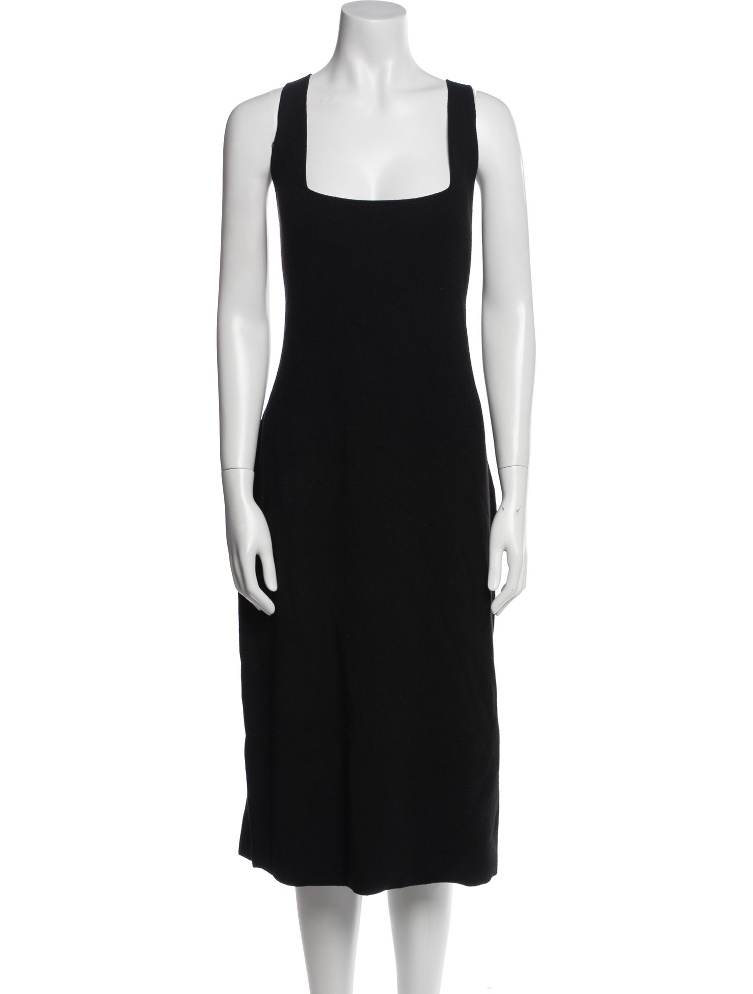 Vince Square Neckline Midi Length Dress