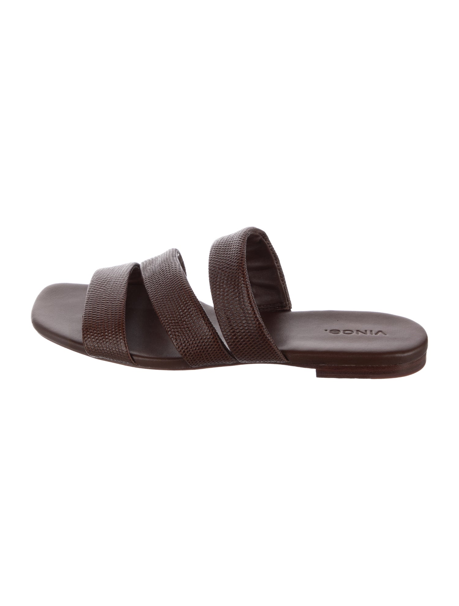 Vince Leather Slides