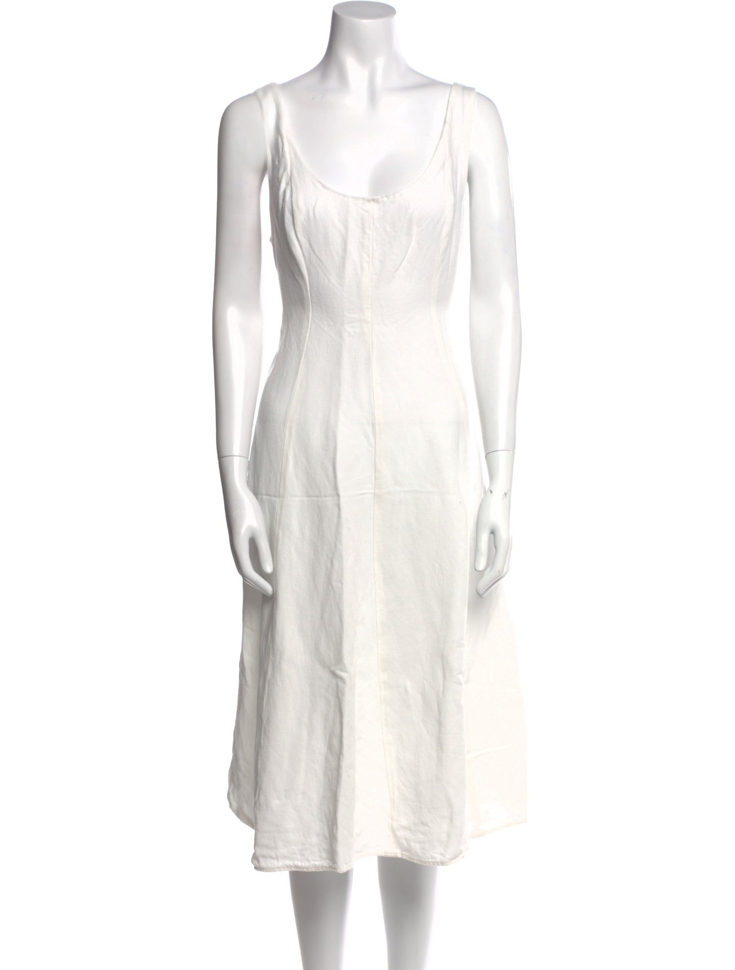 Vince Linen Midi Length Dress