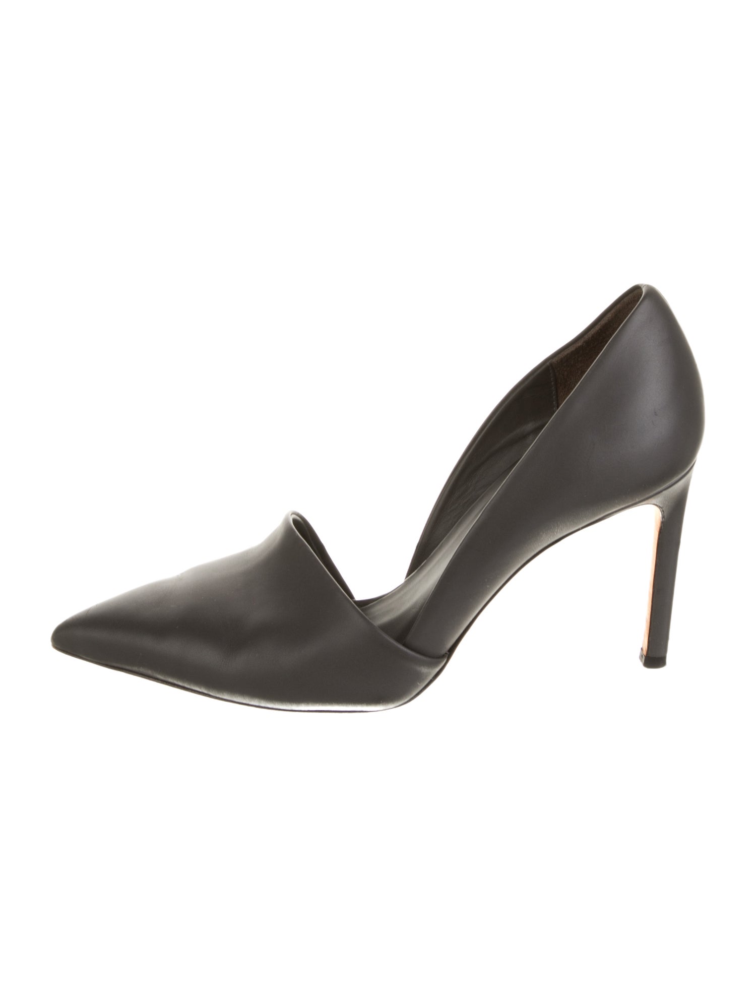 Vince Leather D'Orsay Pumps