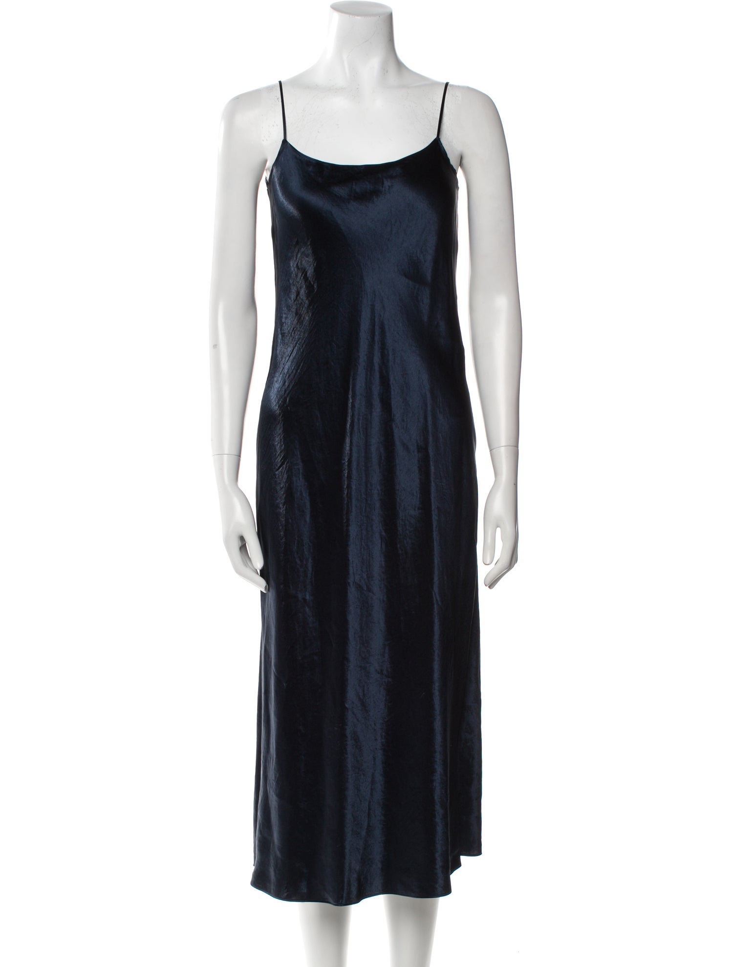 Vince Scoop Neck Midi Length Dress