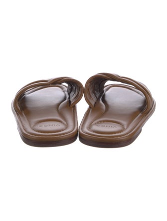 Vince Leather Slides