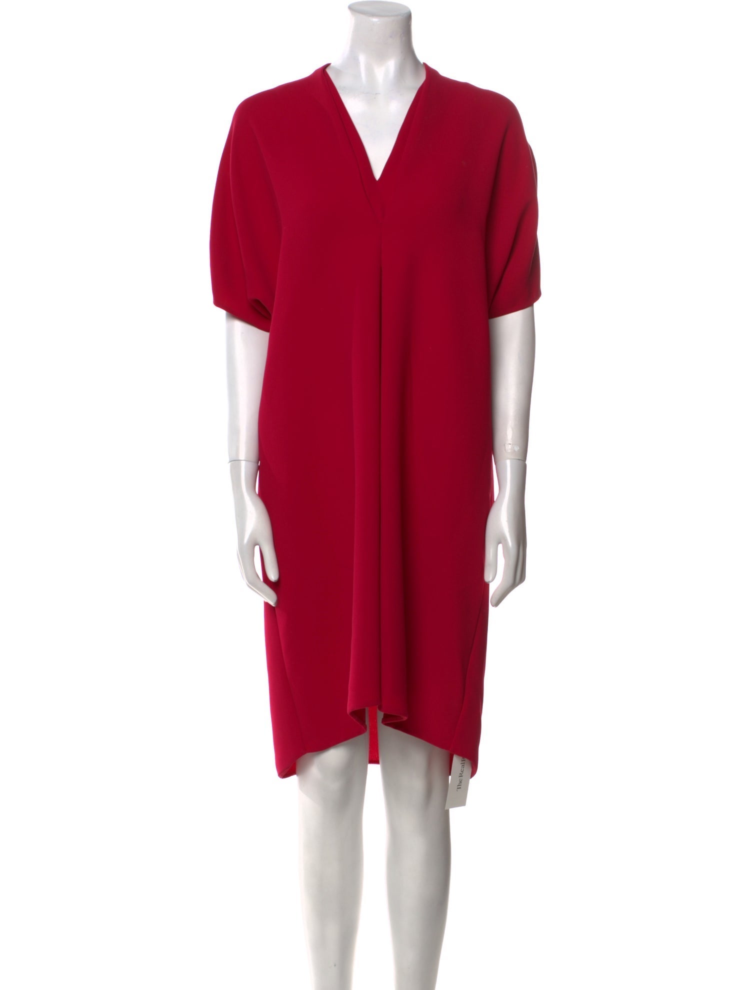 Vince V-Neck Knee-Length Dress