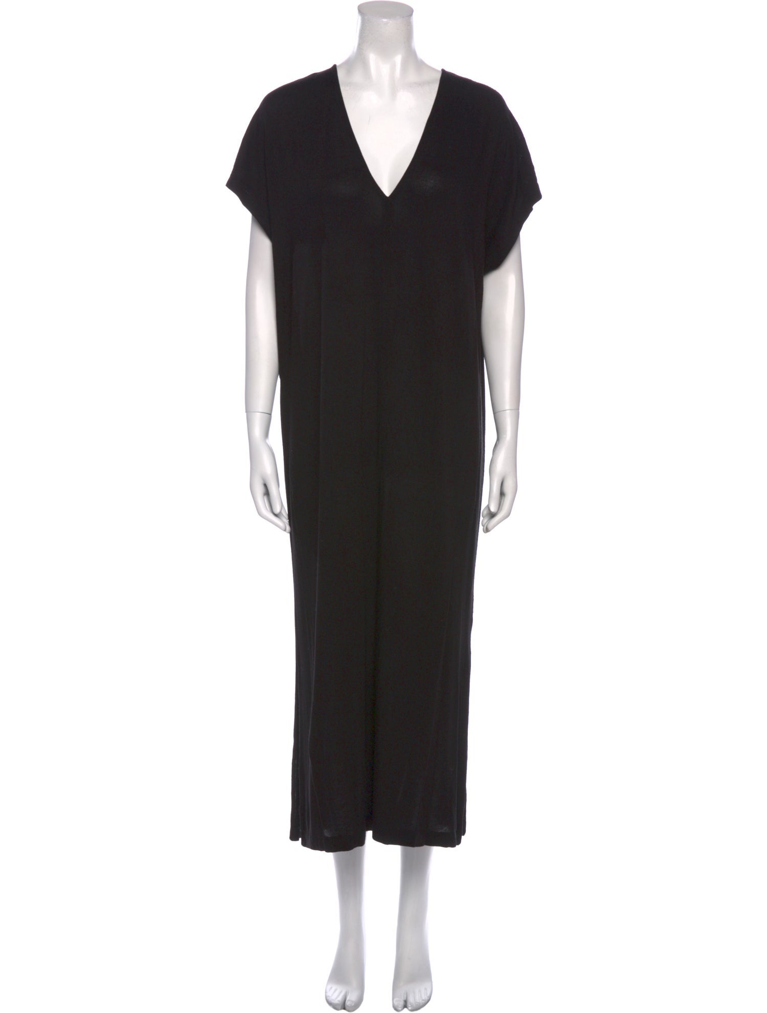 Vince V-Neck Midi Length Dress