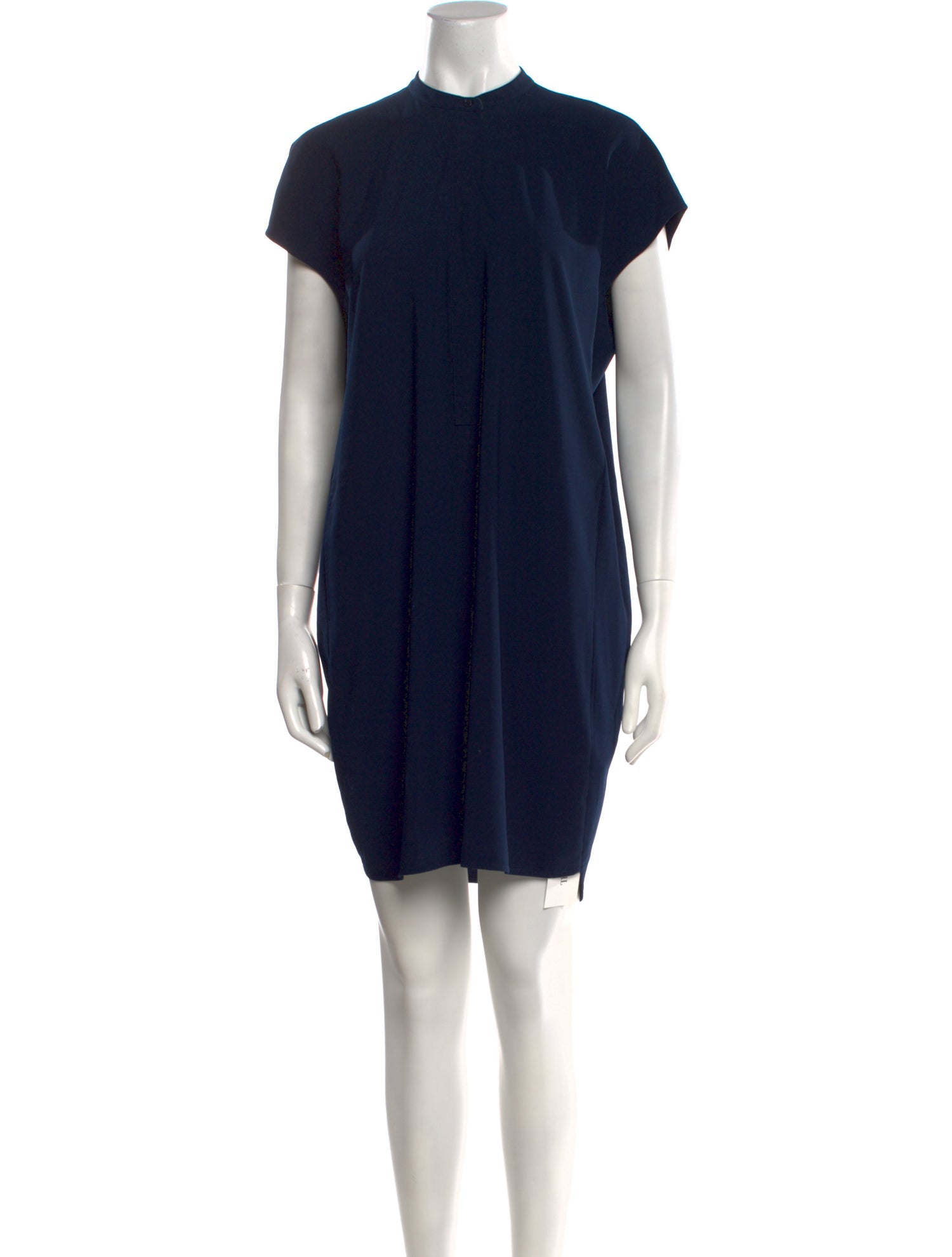 Vince Mock Neck Knee-Length Dress