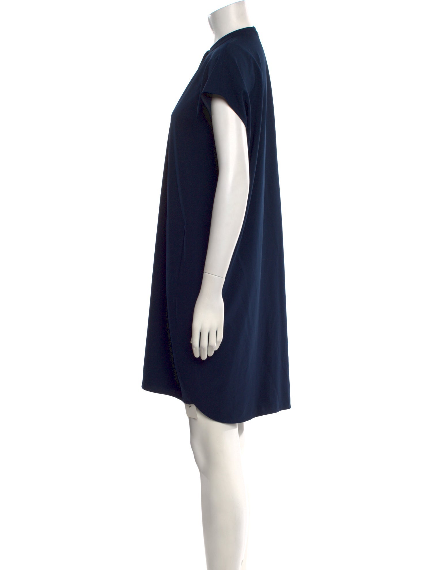 Vince Mock Neck Knee-Length Dress