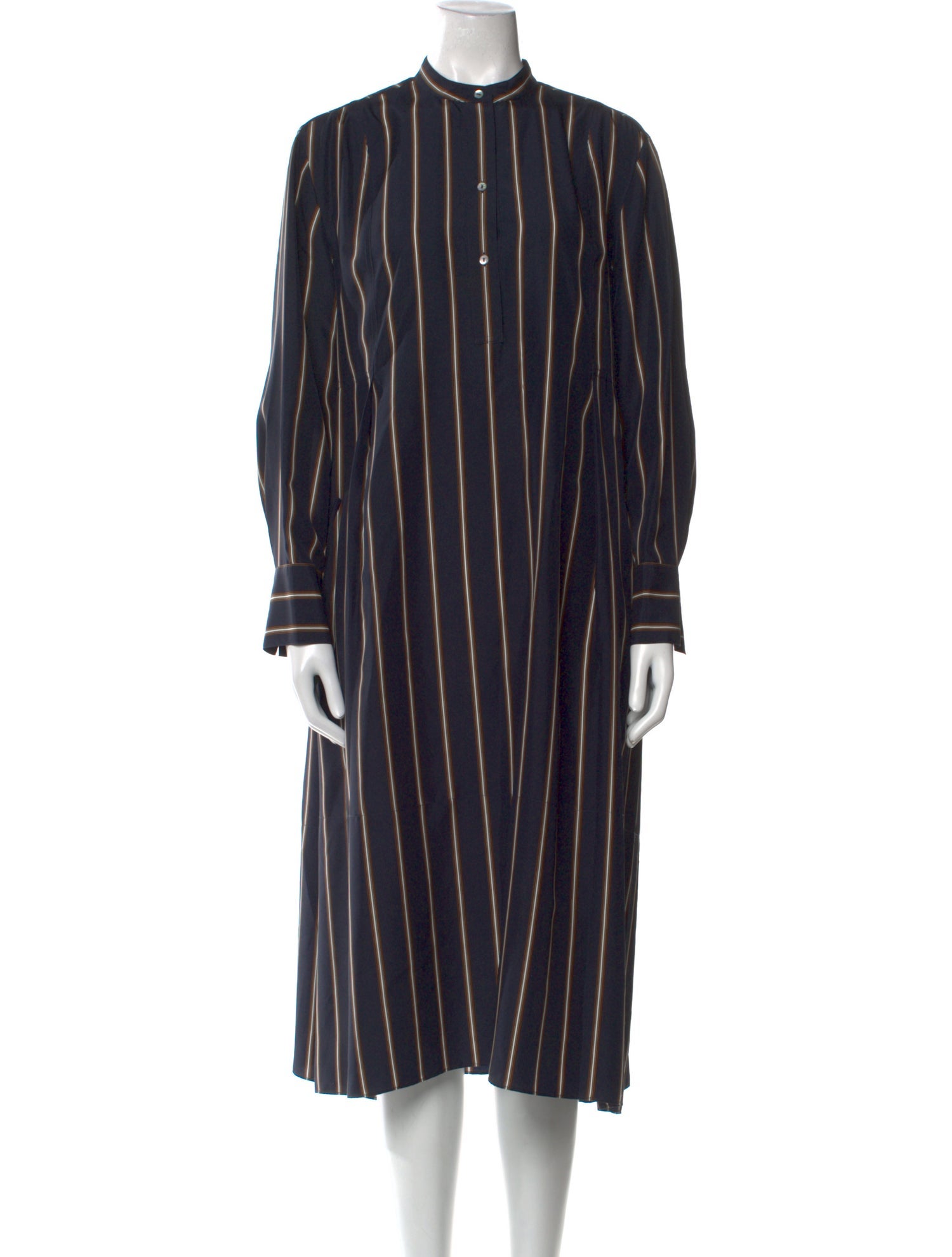 Vince Silk Midi Length Dress