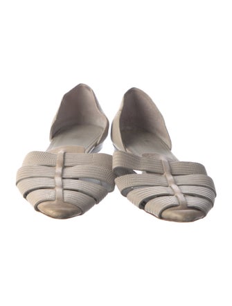 Vince Leather D'Orsay Flats