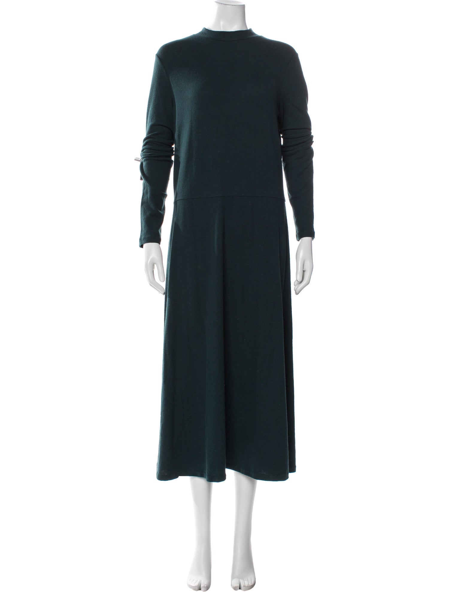 Vince Mock Neck Long Dress
