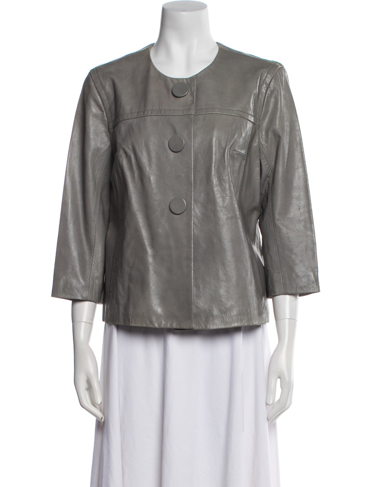 Vince Leather Evening Jacket