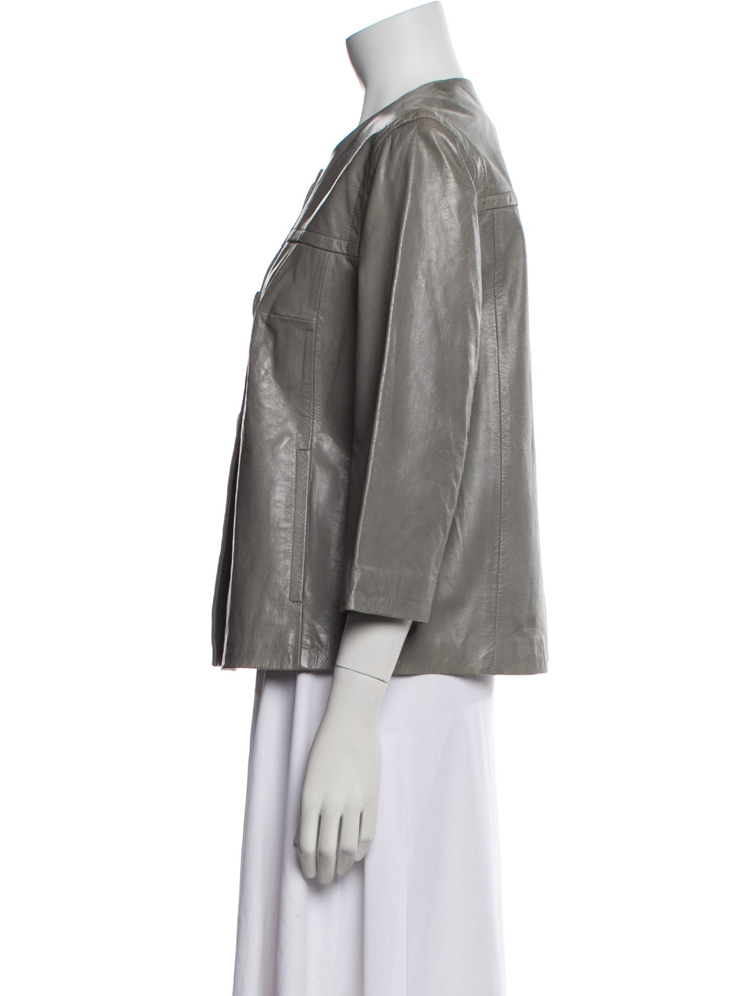 Vince Leather Evening Jacket