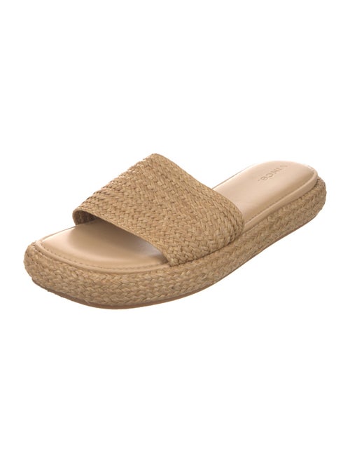 Vince Raffia Embroidered Accent Espadrilles