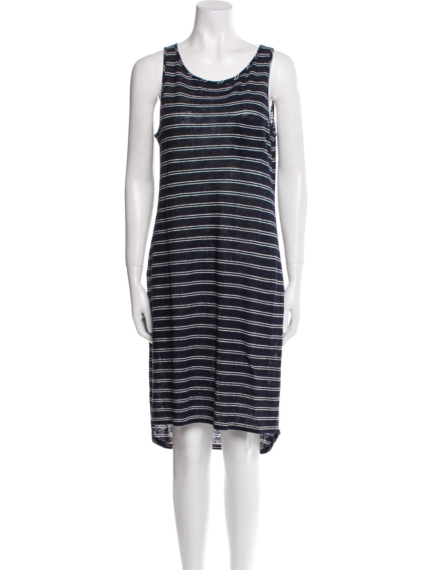 Vince Linen Knee-Length Dress