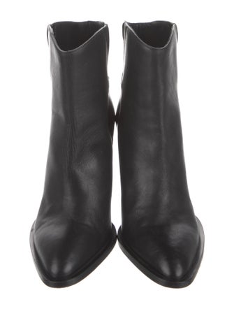 Vince Leather Western Boots