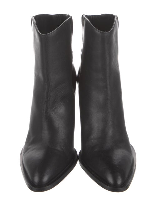 Vince Leather Western Boots