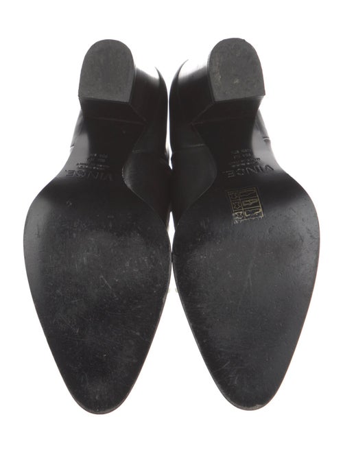 Vince Leather Western Boots