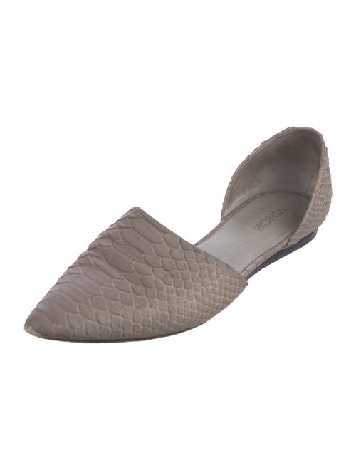 Vince Leather D'Orsay Flats